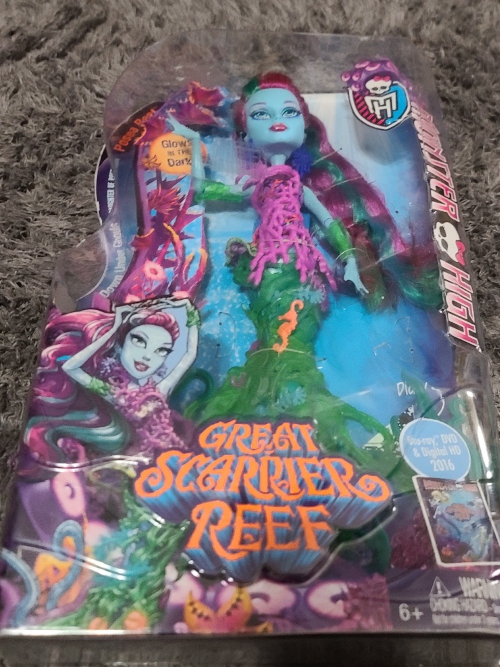 Mattel Monster High Great Scarrier Reef Down Under Ghouls Posea Reef Doll Figure